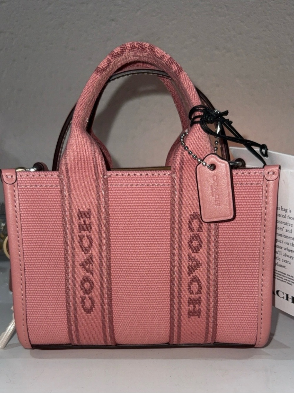 Coach canvas Smith mini tote